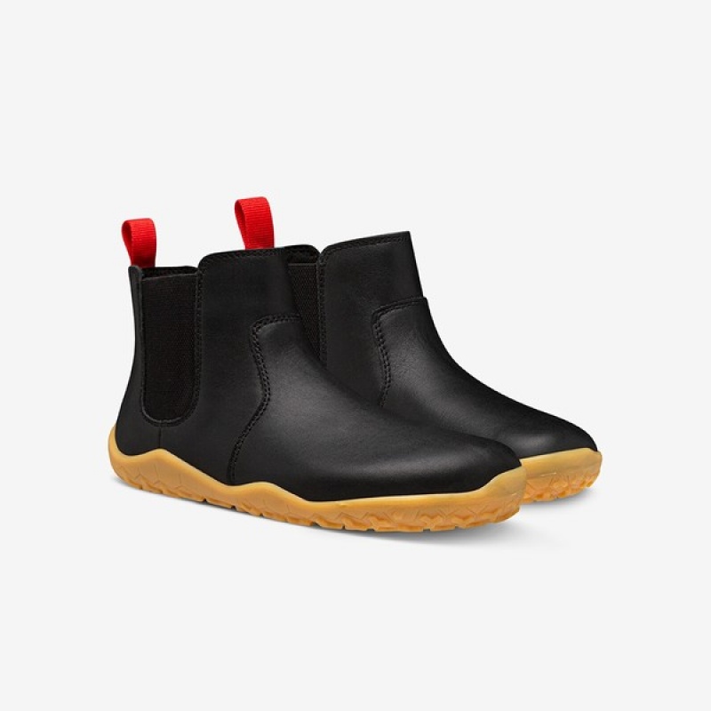 Vivobarefoot Fulham Ii Kids Obsidian | 97128IUYR