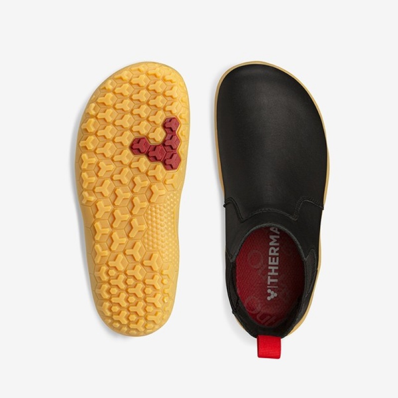 Vivobarefoot Fulham Ii Kids Obsidian | 97128IUYR