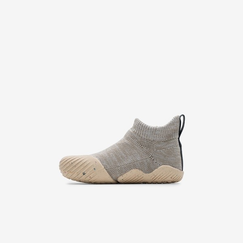 Vivobarefoot Pluma Knit Kids Grey | 52301ELAU