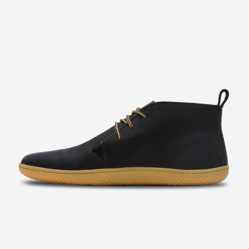 Vivobarefoot Preorder 'gobi Iv' Men's Lifestyle Shoes Obsidian | 96431DHPO