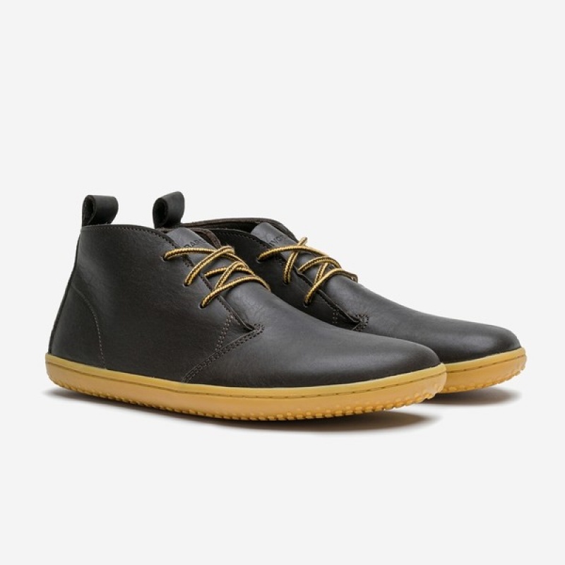 Vivobarefoot Preorder 'gobi Iv' Men's Lifestyle Shoes Obsidian | 96431DHPO