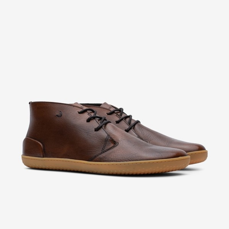 Vivobarefoot Preorder 'gobi Lux' Men's Lifestyle Shoes Brown | 03914QVXU