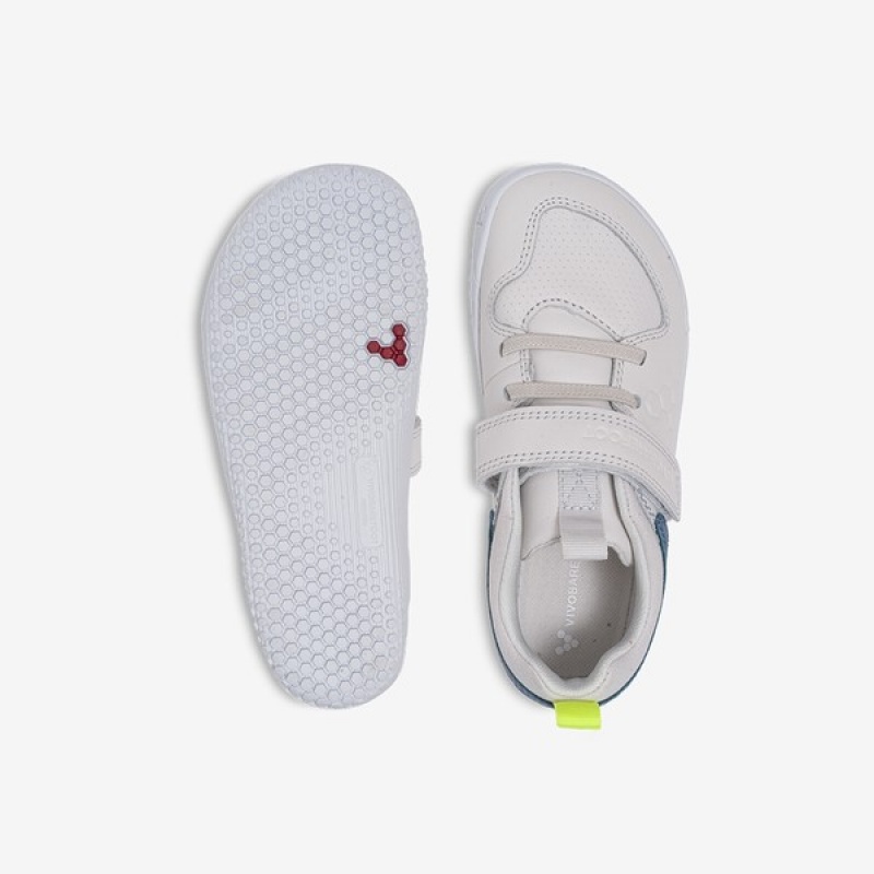 Vivobarefoot Primus Ludo Kids White | 72310UWEJ