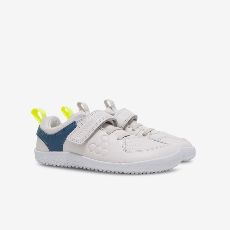 Vivobarefoot Primus Ludo Kids White | 72310UWEJ