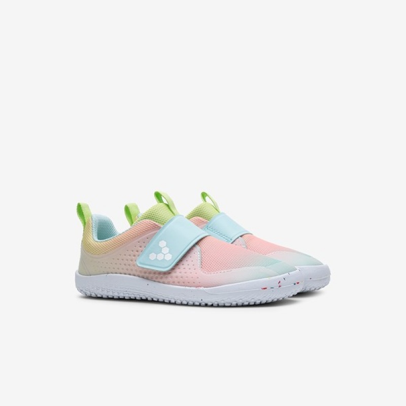 Vivobarefoot Primus Sport Iii Kids Pink / Blue | 90234VLMR