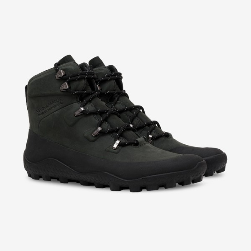 Vivobarefoot Tracker Winter Sg Women's Hiking Shoes Obsidian | 72658CGWD