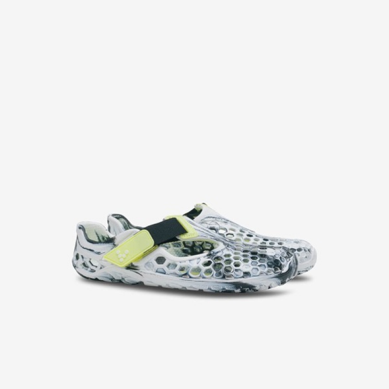 Vivobarefoot Ultra Bloom Kids Obsidian / White | 18967NZIY