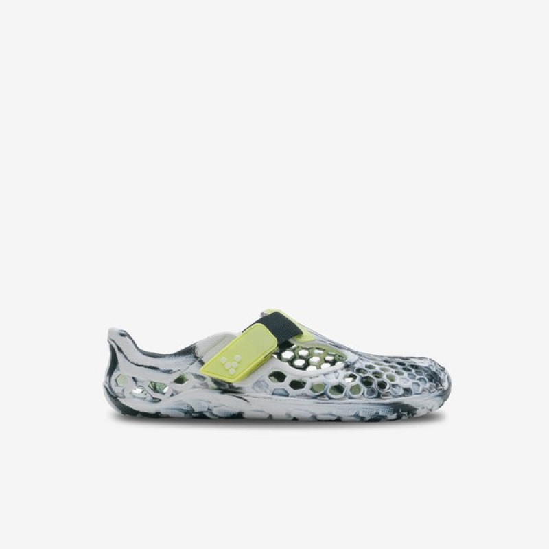 Vivobarefoot Ultra Bloom Kids Obsidian / White | 18967NZIY